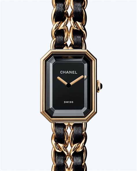 chanel premiere edition|chanel leather watch.